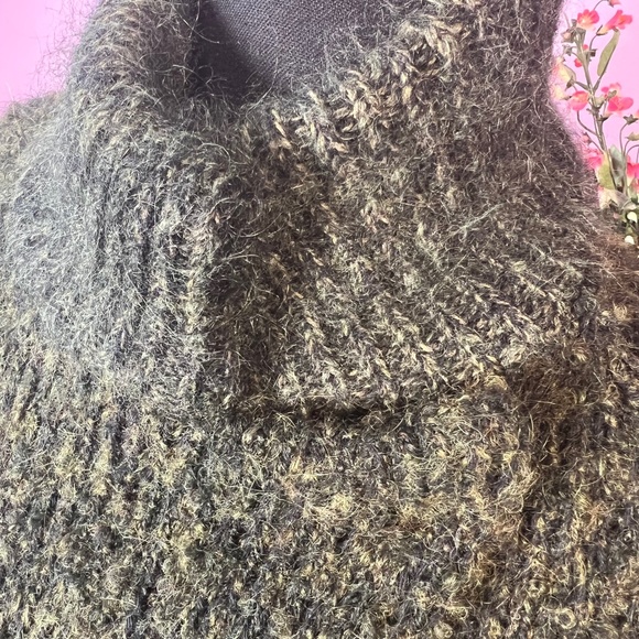 Isabel Marant Etoile - No. 1501 - Green Wool Blend Sweater w Zipper - Picture 9 of 11